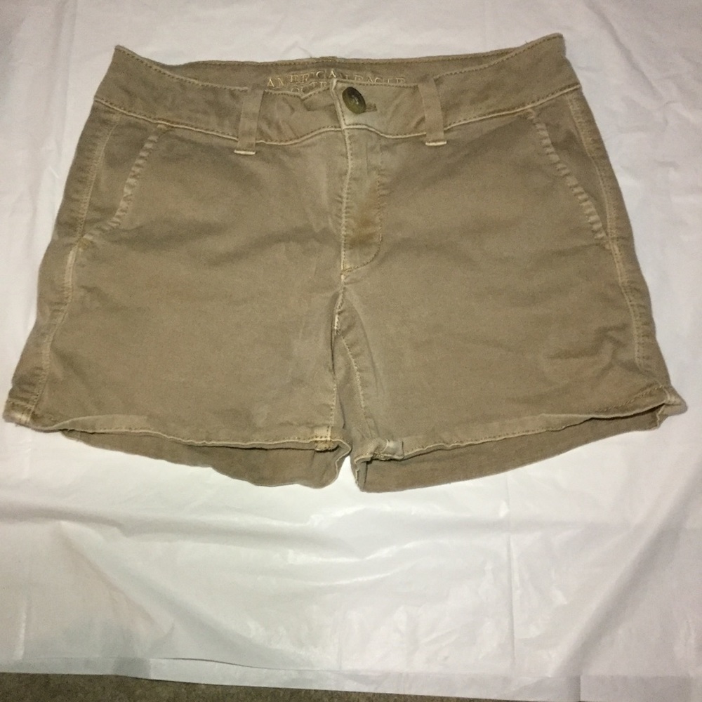 WOMENS AMERICAN EAGLE STRETCH BERMUDA SHORTS SIZE 4.